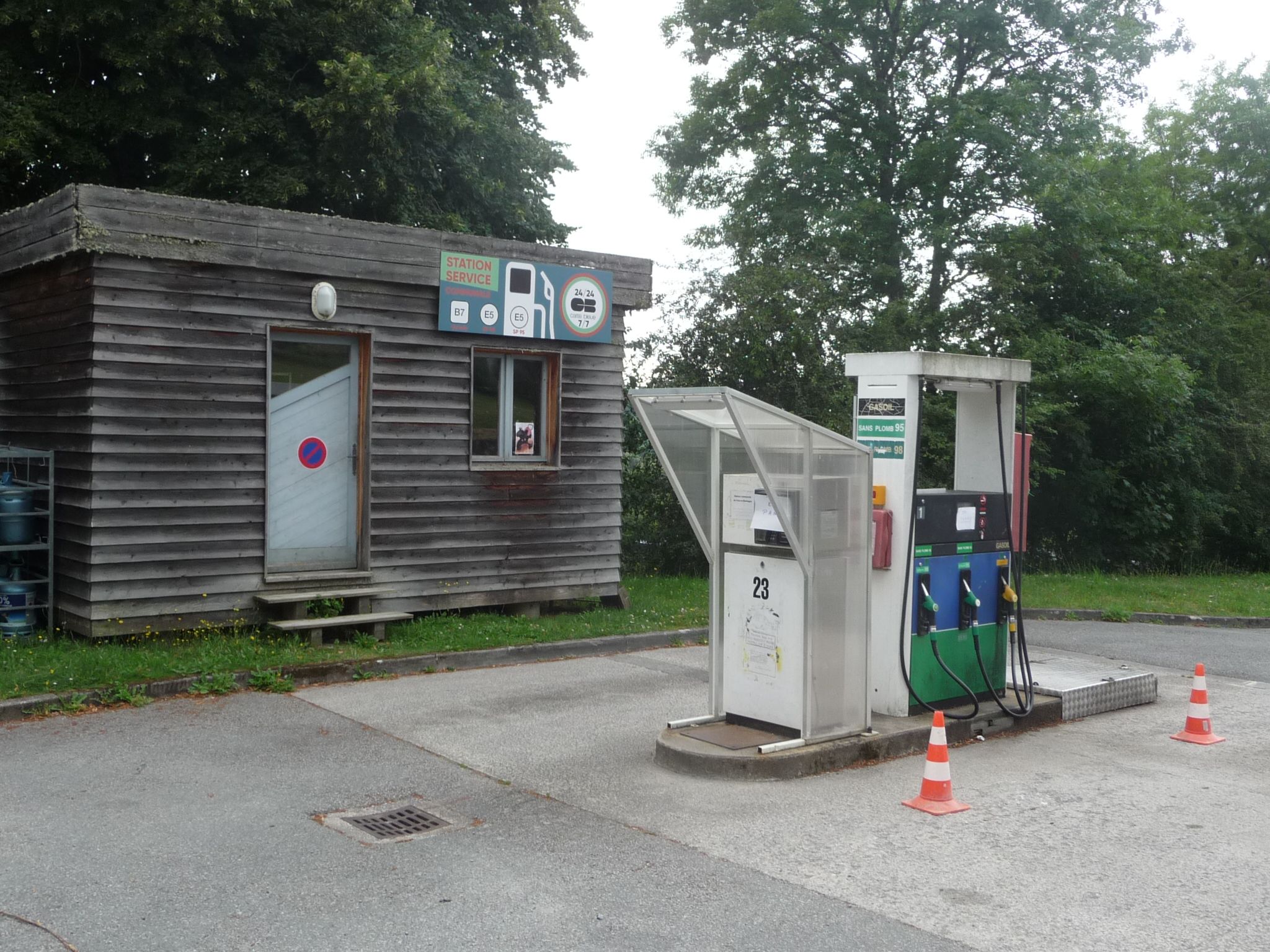 La station-essence en panne…